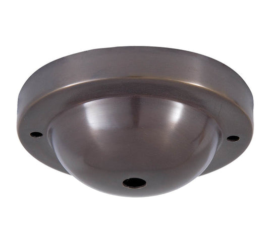 4-5/16" Diam Deep Dome Shape Antique Bronze Canopy (11733B)