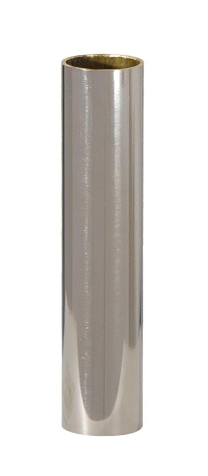 4" Brass Tube Candle Cover - CANDELABRA Size, Choice of Finish (19909)