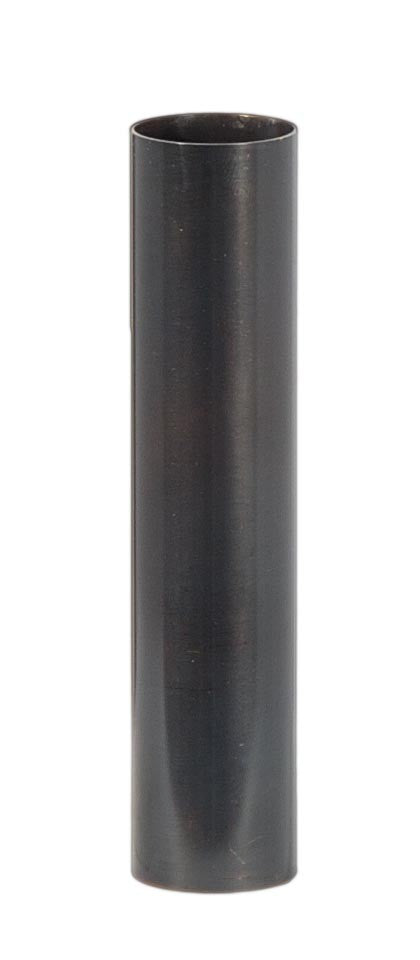4" Brass Tube Candle Cover - CANDELABRA Size, Choice of Finish (19909)