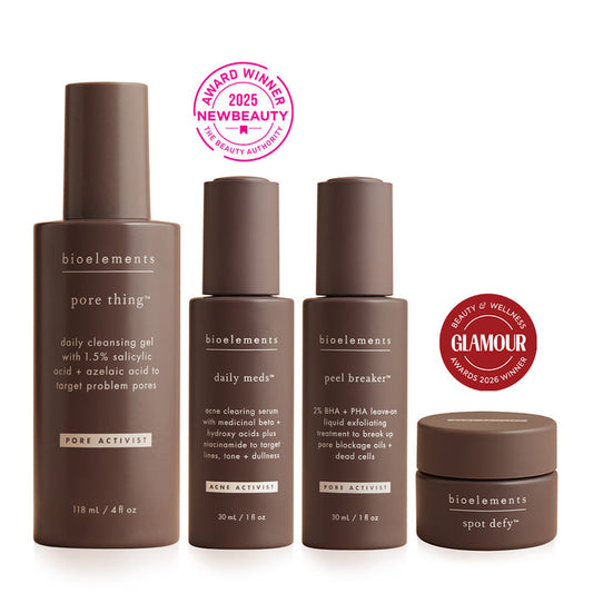 4-step complete set: acne prone skin