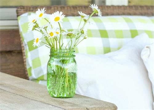 5 1/2" Decorative Blue Mason Jar (24 pieces)