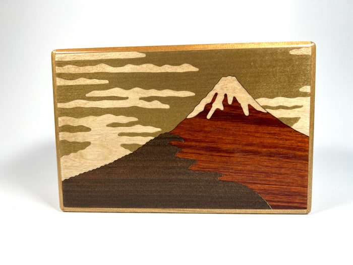 5 Sun 21 Step Aka Fuji Japanese Puzzle Box