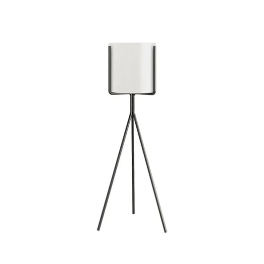 80cm Tripod Black & White Plant Stand