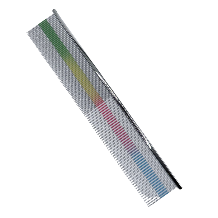 9" Pawfection Professional Silicone Stripe Finishing Comb