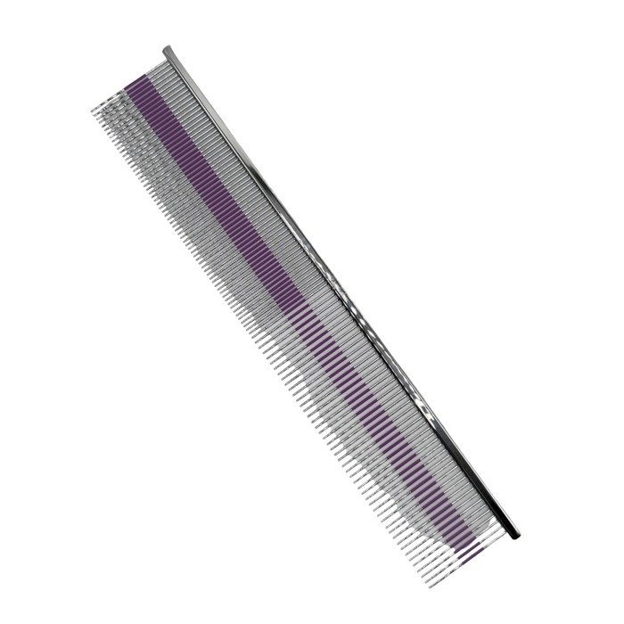 9" Pawfection Professional Silicone Stripe Finishing Comb
