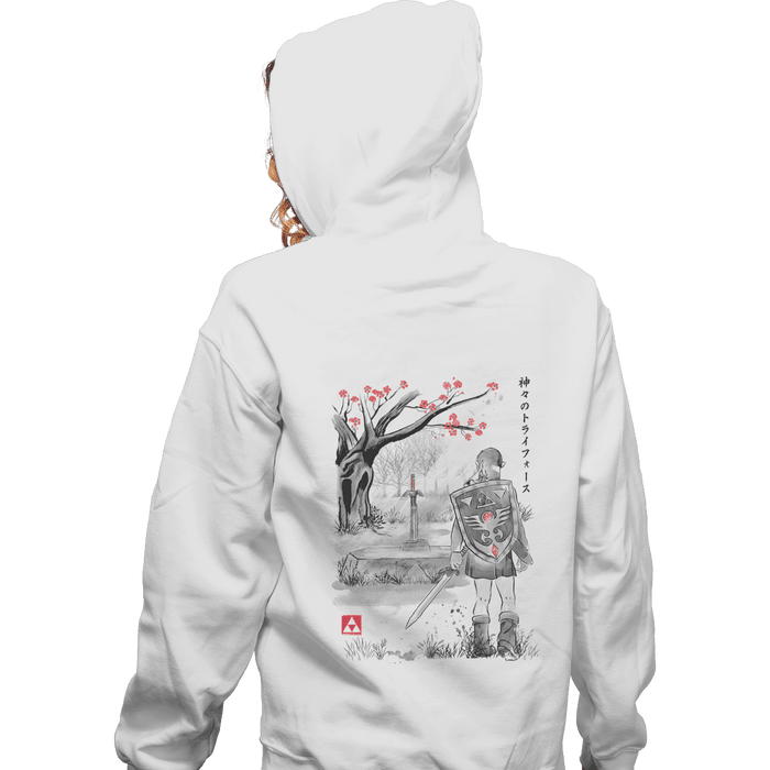 Zippered Hoodies, Unisex / Small / White