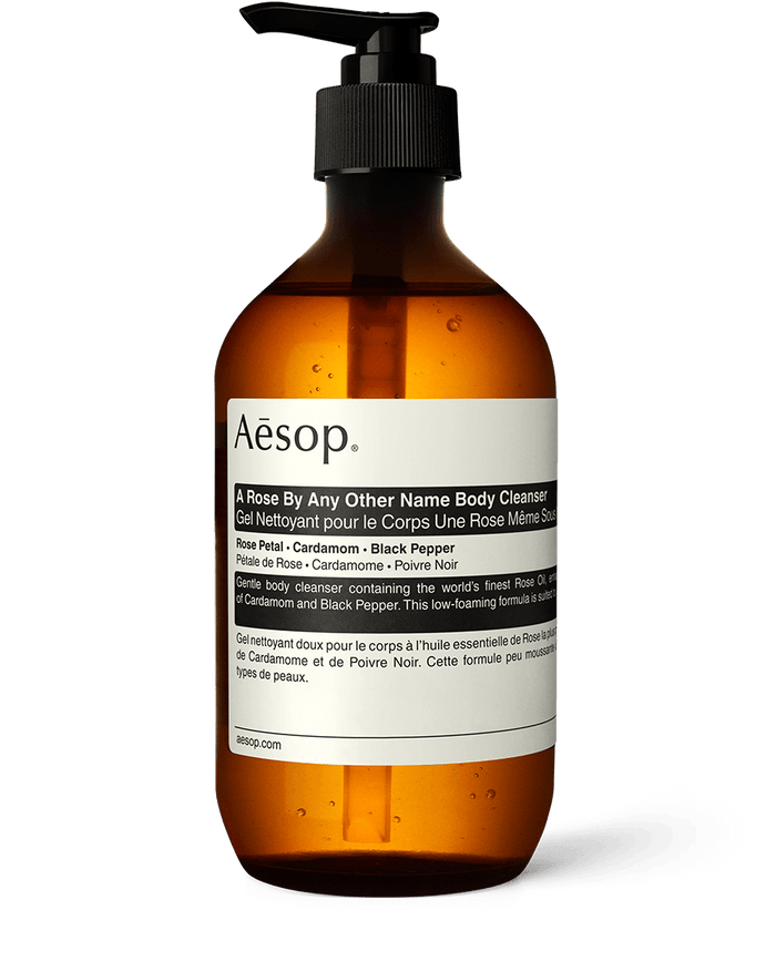 500ml bottle of Aesop A Rose By Any Other Name Body Cleanser
