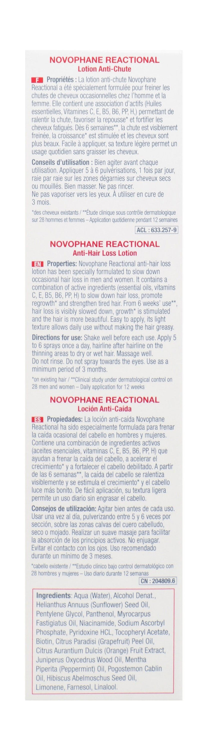 ACM Novophane Anti-Hair Loss Lotion, 100ml - Makkah Pharmacy