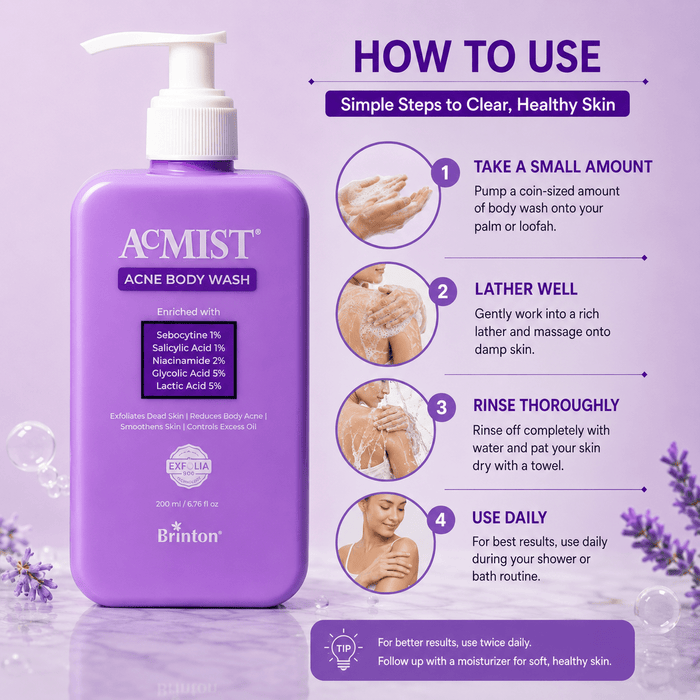 Acmist Acne Body Wash 200ml - Cosmosentials