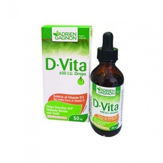 Adrien Gagnon D-VITA 400 I.U.Drops 50ml - Makkah Pharmacy