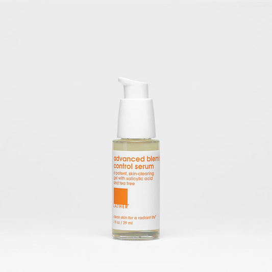 Small white bottle on white background.