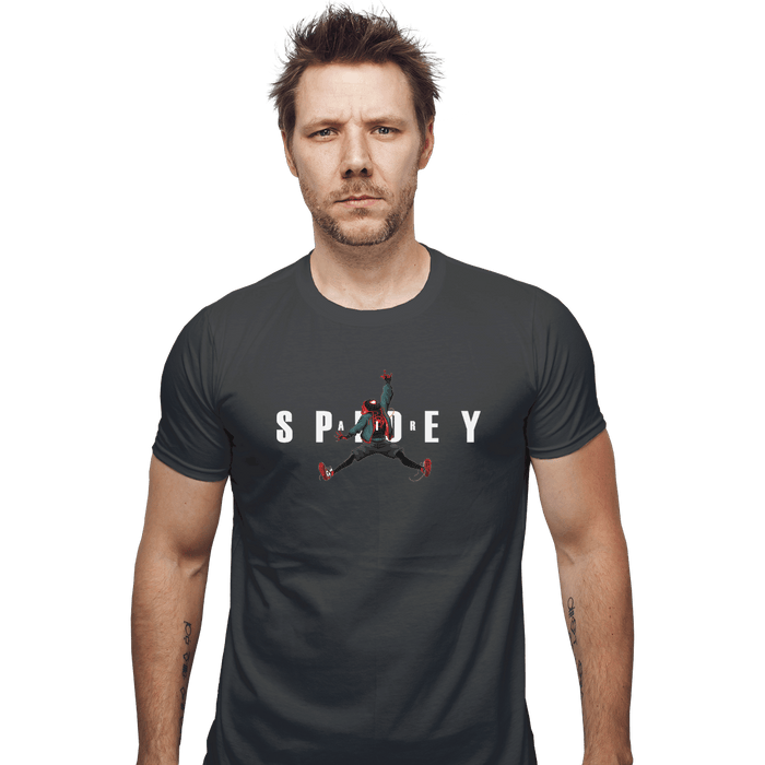 Shirts Fitted Shirts, Mens / Small / Charcoal Air Spidey