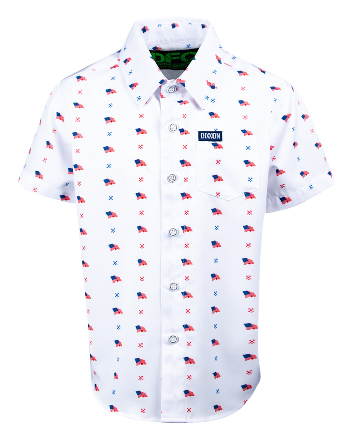 All American Youth Short Sleeve Party Shirt