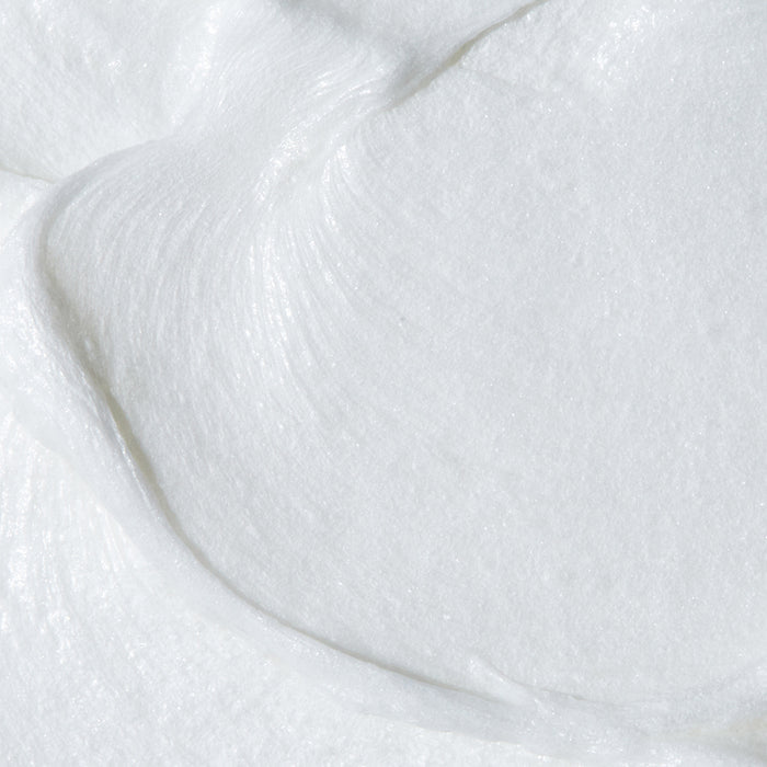 Almond Shave Crème close up image of product to emphasize texture.