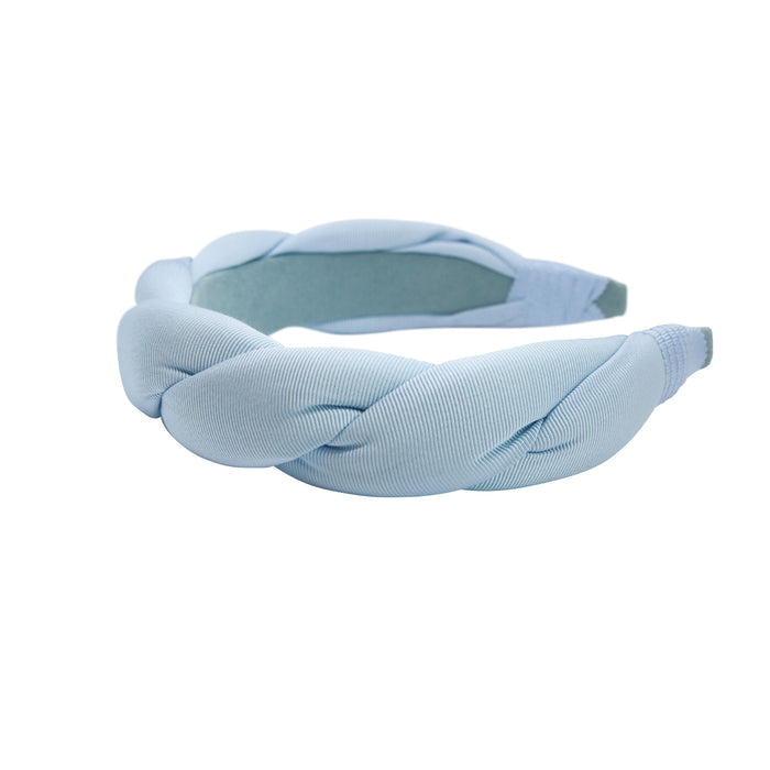 Anna Fashion twist grosgrain headband baby blue