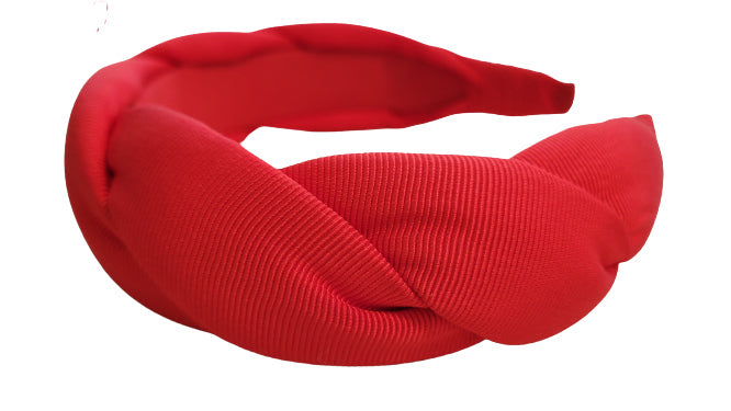 Anna Fashion Twist Grosgrain Headband 1.5" Wide