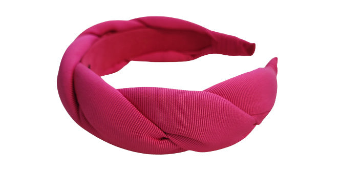 Anna Fashion Twist Grosgrain Headband 1.5" Wide