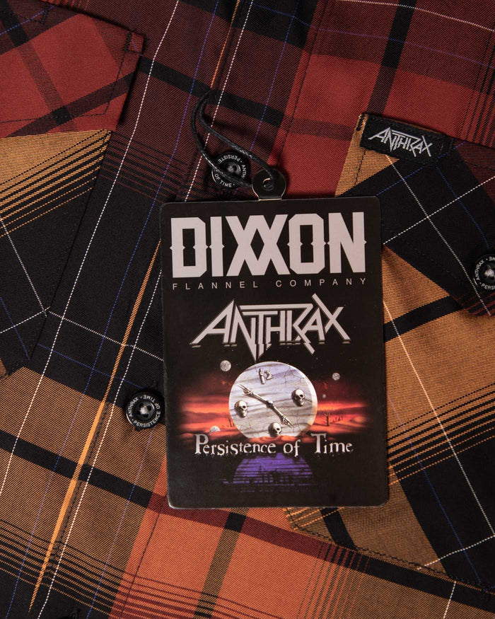 Anthrax 'Persistence of Time' Youth Bamboo Short Sleeve