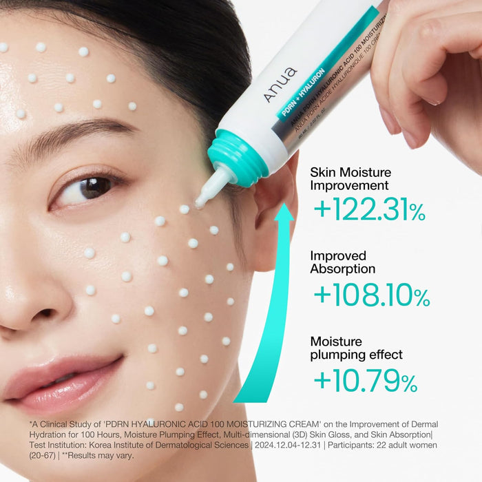 Anua 100+ PDRN + Hyaluron Moisturizing Cream 60ml
