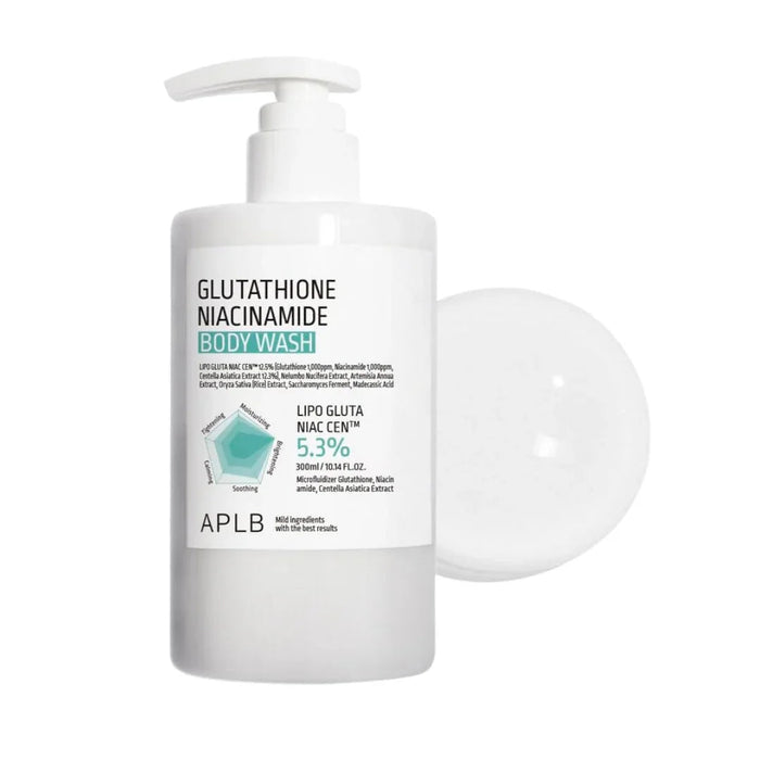 APLBAPLB Glutathione Niacinamide Body wash 300mlMood Arabia8809874682730
