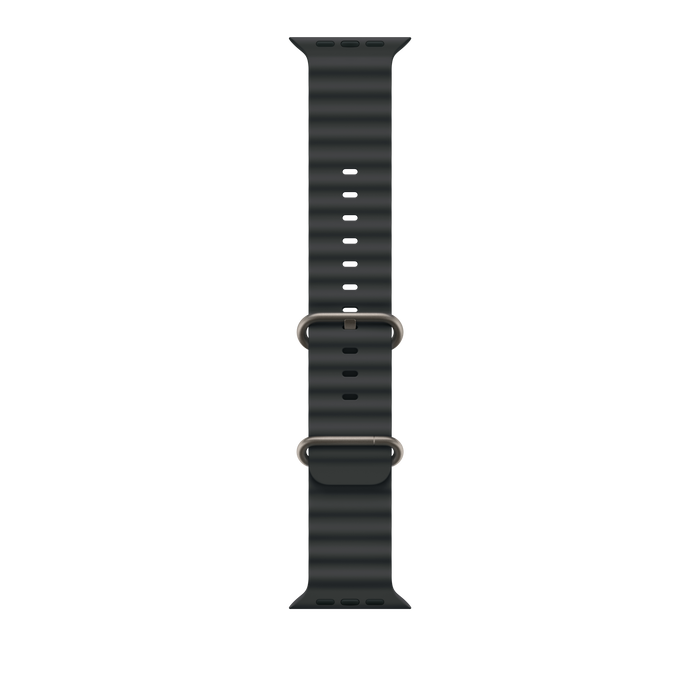 Apple 49mm Black Ocean Band - Natural Titanium Finish - MXTL3AM/A (2024)