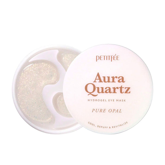 Petitfee Aura Quartz Hydrogel Eye Mask (Pure Opal) Nudie Glow Australia