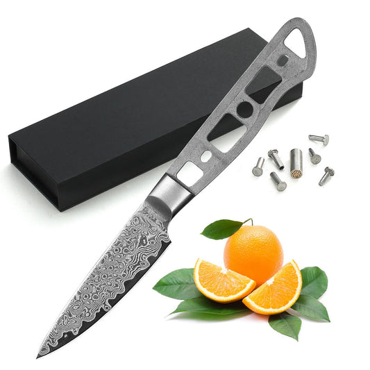 AUS-10 DAMASCUS 3.5-IN PARING KNIFE BLANK