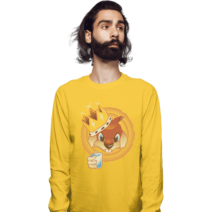 Long Sleeve Shirts, Unisex / Small / Gold