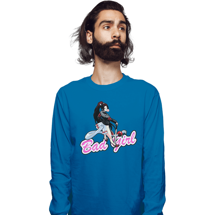 Long Sleeve Shirts, Unisex / Small / Sapphire