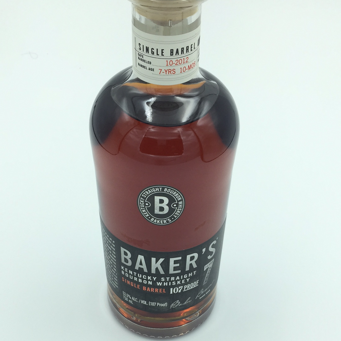 BAKER'S BOURBON 7 YEAR 107 PROOF