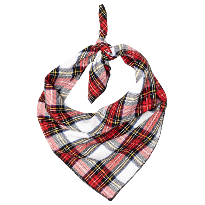 DOG-BANDANA-STEWART-TARTAN-RED