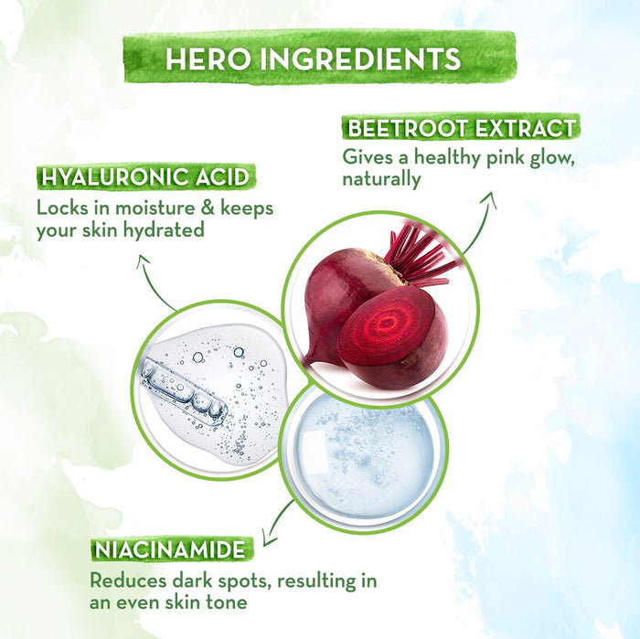 Beetroot Daily Glow Face Cream With Beetroot & Hyaluronic Acid - 80 g (Pack of 3)