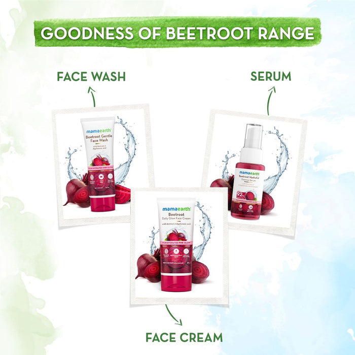 Beetroot Daily Glow Face Cream With Beetroot & Hyaluronic Acid - 80 g (Pack of 3)