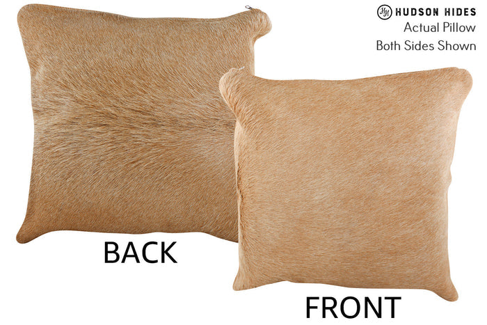 Beige Cowhide Pillow #75182