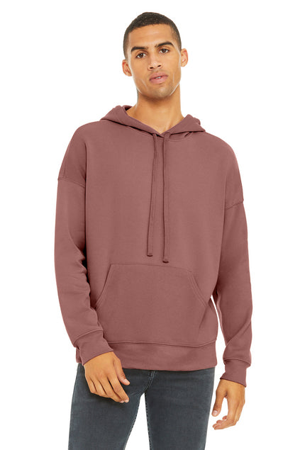 BELLA CANVAS -FLEECE PULLOVER HOODIE - MAUVE