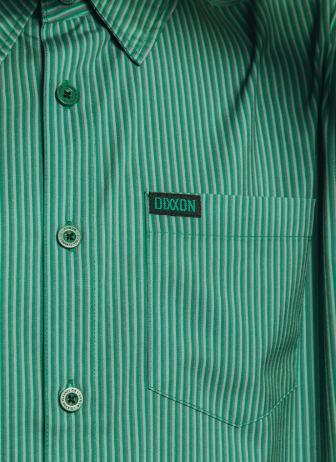 Benny Triple Stripe Short Sleeve - Green