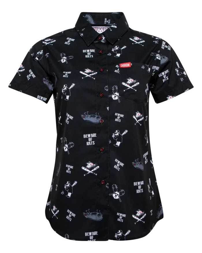 Beware Women's Short Sleeve Party Shirt