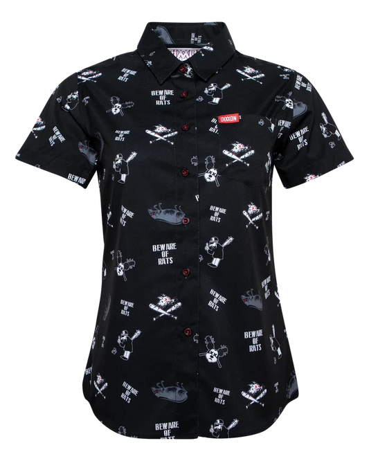 Beware Women's Short Sleeve Party Shirt