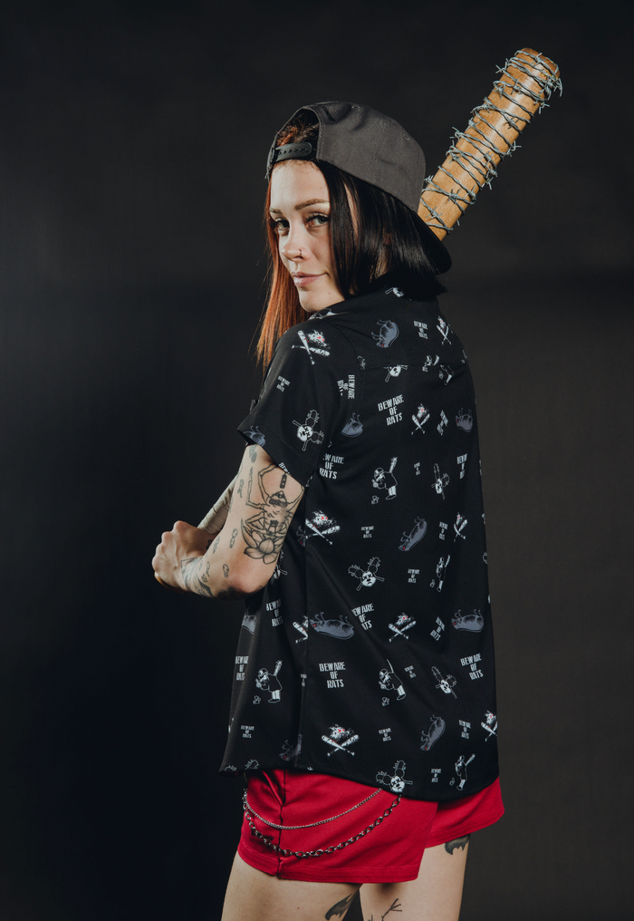 Beware Women's Short Sleeve Party Shirt