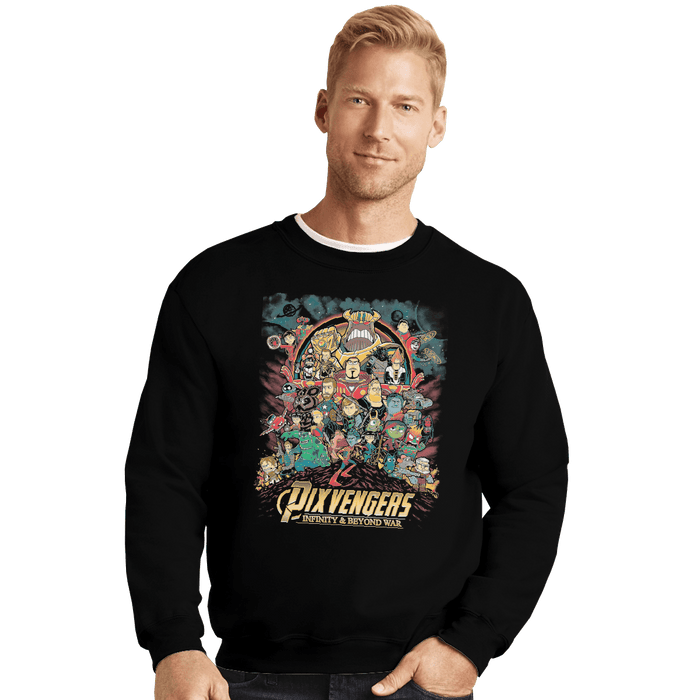 Crewneck Sweater, Unisex / Small / Black