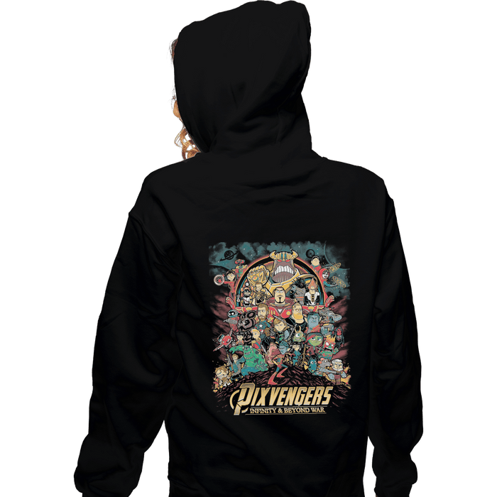 Zippered Hoodies, Unisex / Small / Black