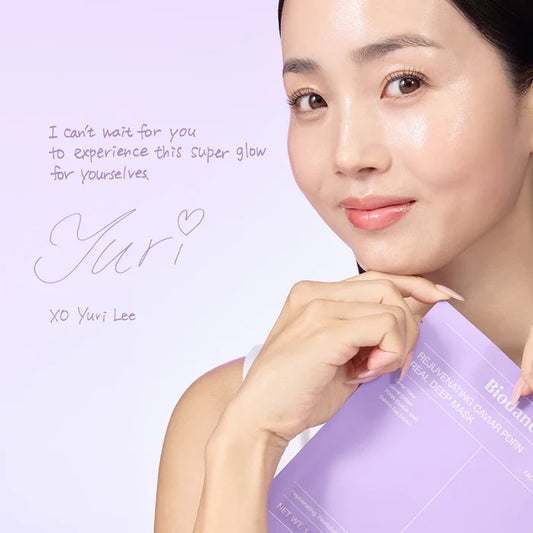 BIODANCE Rejuvenating Caviar PDRN Real Deep Mask collaboration with Yuri Lee
