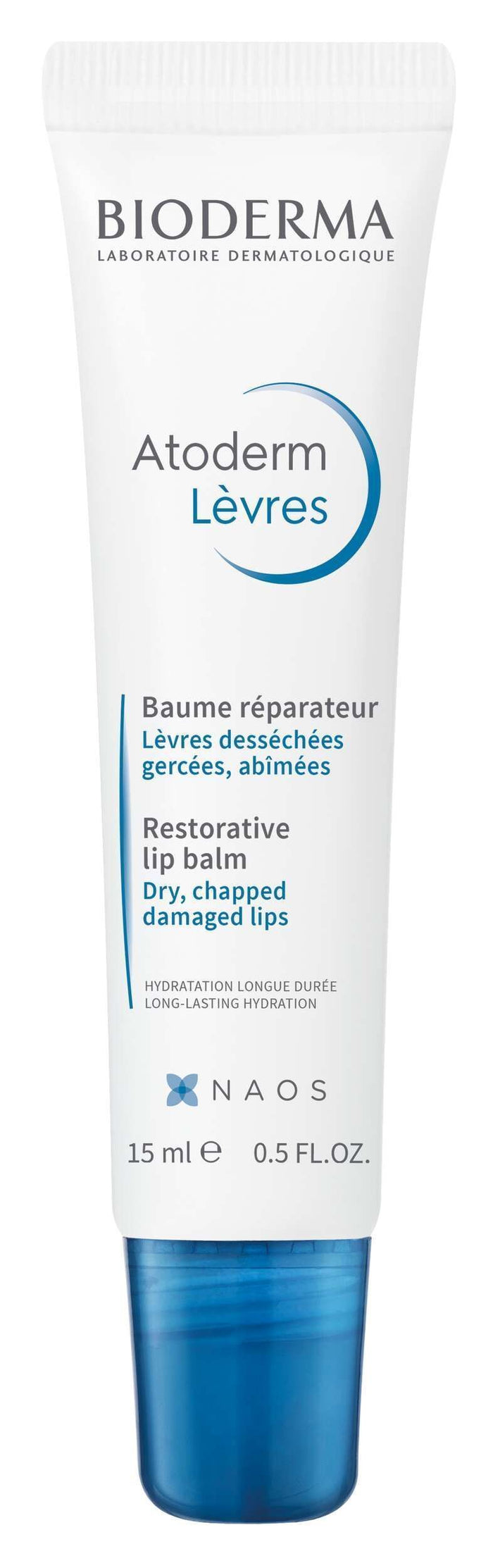 Bioderma Atoderm Levres Hypoallergenic Restorative Lip Balm for Dry & Chapped Lips, 1 Piece - Makkah Pharmacy