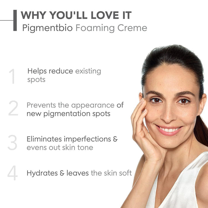 Bioderma Pigmentbio Face & Body Foaming Cream Cleanser for Dark Spots & Sensitive Skin, 200ml - Makkah Pharmacy