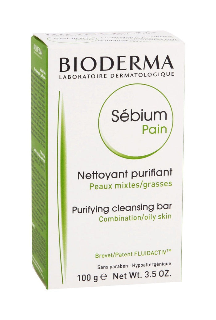 Bioderma Sebium Hypoallergenic Purifying & Cleansing Soap Bar, 100g - Makkah Pharmacy