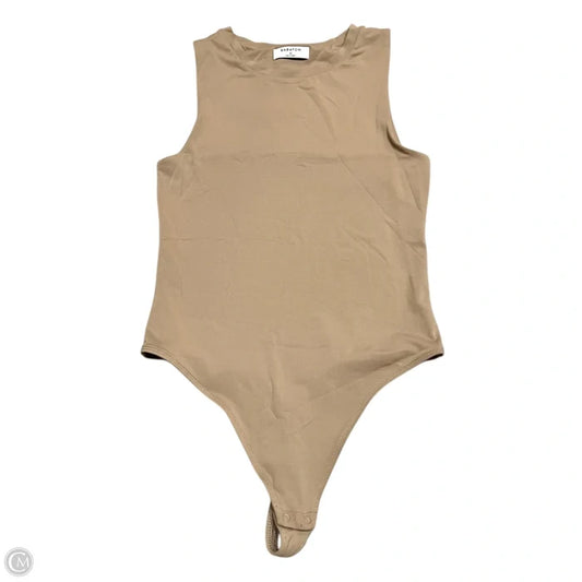 Bodysuit By Babaton In Tan, Size: M