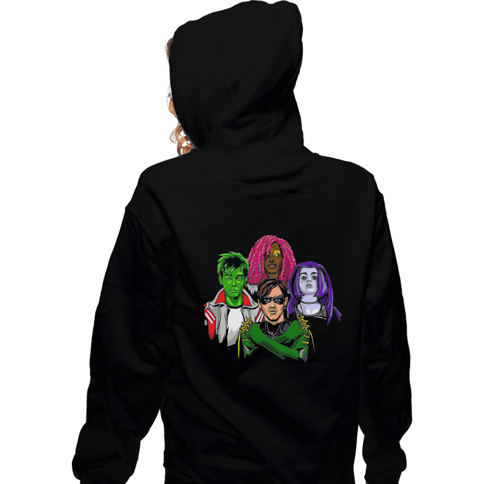 Zippered Hoodies, Unisex / Small / Black