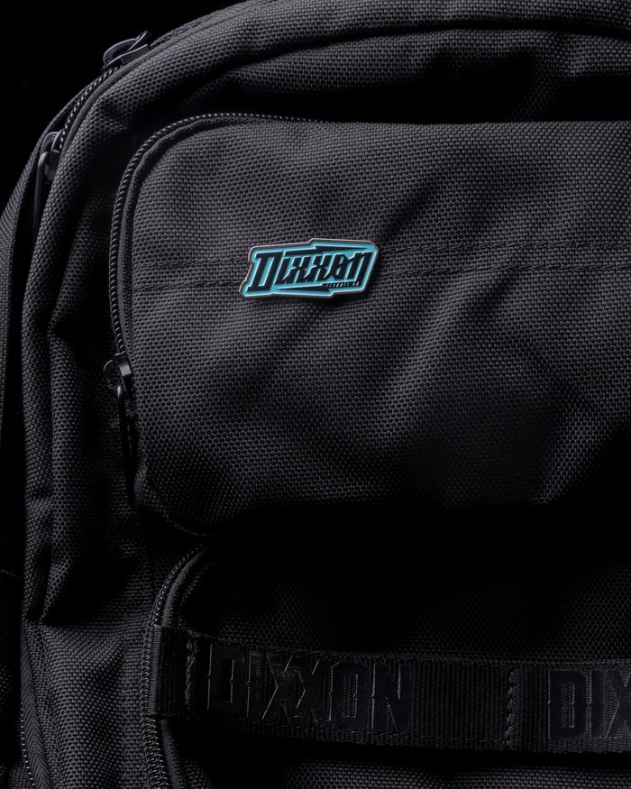 Bolt Enamel Pin - Aqua/Black