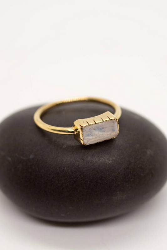 Baizaar-Brass-Etched-Prong-Stone-Ring-Moonstone