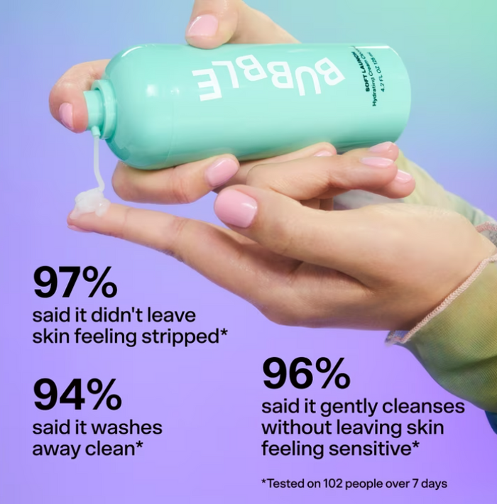 Bubble Skincare Soft Launch Cream Cleanser 4.2 fl oz / 125 ml